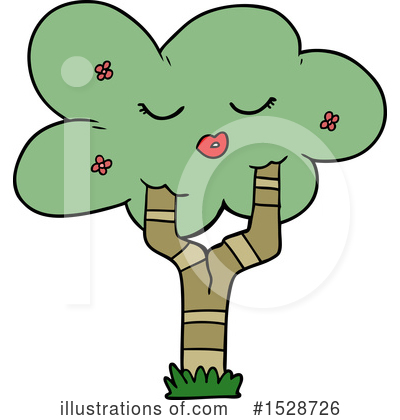 Royalty-Free (RF) Tree Clipart Illustration by lineartestpilot - Stock Sample #1528726