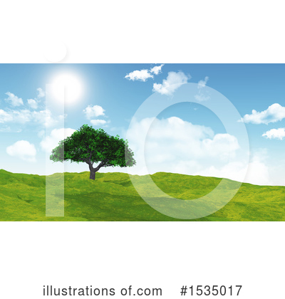 Royalty-Free (RF) Tree Clipart Illustration by KJ Pargeter - Stock Sample #1535017