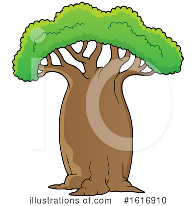 Royalty-Free (RF) Tree Clipart Illustration by visekart - Stock Sample #1616910