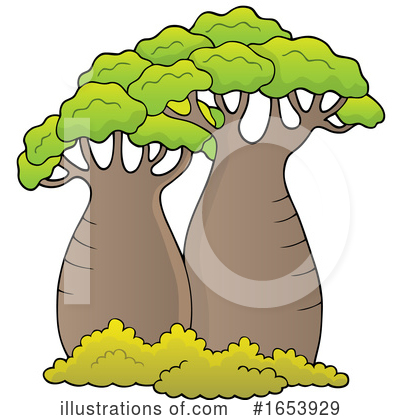 African Tree Clipart #1653929 by visekart