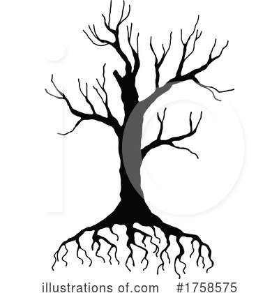 Bare Tree Clipart #1758575 by Vector Tradition SM