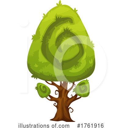 Royalty-Free (RF) Tree Clipart Illustration by Vector Tradition SM - Stock Sample #1761916