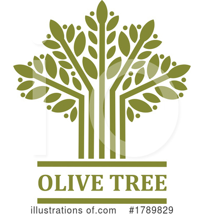 Olive Tree Clipart #1789829 by Vector Tradition SM