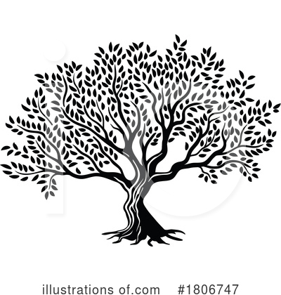 Olive Tree Clipart #1806747 by Vector Tradition SM