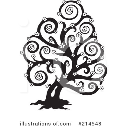 Royalty-Free (RF) Tree Clipart Illustration by visekart - Stock Sample #214548