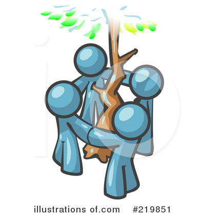 Royalty-Free (RF) Tree Clipart Illustration by Leo Blanchette - Stock Sample #219851