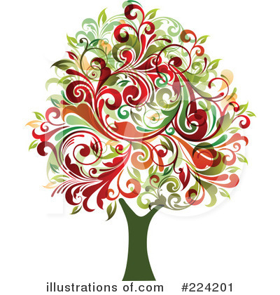 Royalty-Free (RF) Tree Clipart Illustration by OnFocusMedia - Stock Sample #224201
