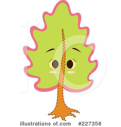 Royalty-Free (RF) Tree Clipart Illustration by Cherie Reve - Stock Sample #227358