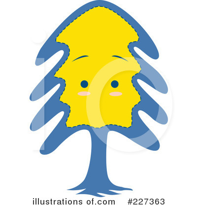 Royalty-Free (RF) Tree Clipart Illustration by Cherie Reve - Stock Sample #227363