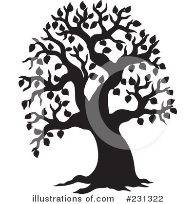 Royalty-Free (RF) Tree Clipart Illustration by visekart - Stock Sample #231322