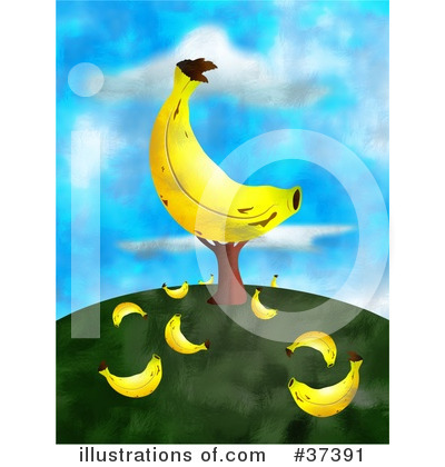 Banana Clipart #37391 by Prawny