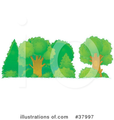 Royalty-Free (RF) Tree Clipart Illustration by Alex Bannykh - Stock Sample #37997