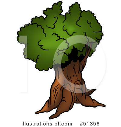 Royalty-Free (RF) Tree Clipart Illustration by dero - Stock Sample #51356