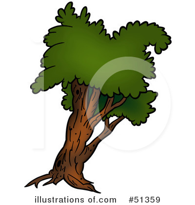 Royalty-Free (RF) Tree Clipart Illustration by dero - Stock Sample #51359