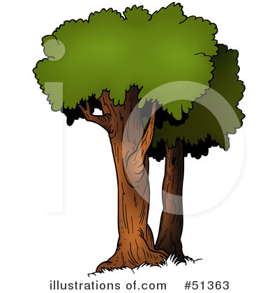 Royalty-Free (RF) Tree Clipart Illustration by dero - Stock Sample #51363