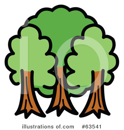 Royalty-Free (RF) Tree Clipart Illustration by Andy Nortnik - Stock Sample #63541