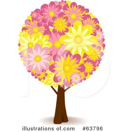 Royalty-Free (RF) Tree Clipart Illustration by elaineitalia - Stock Sample #63796