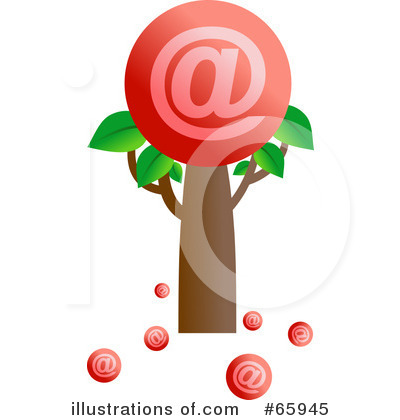 Royalty-Free (RF) Tree Clipart Illustration by Prawny - Stock Sample #65945