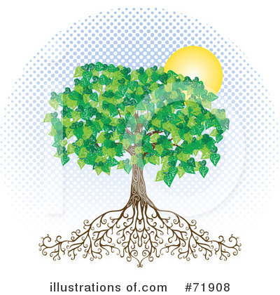 Royalty-Free (RF) Tree Clipart Illustration by inkgraphics - Stock Sample #71908