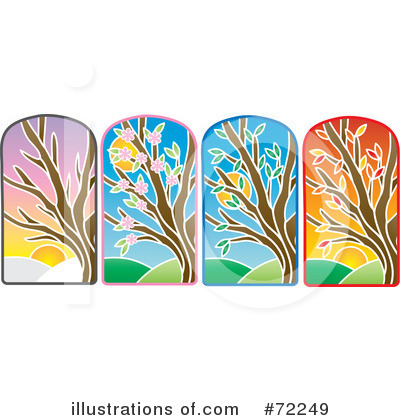 Royalty-Free (RF) Tree Clipart Illustration by Rosie Piter - Stock Sample #72249