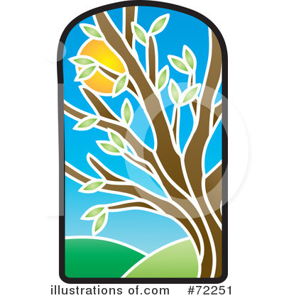Royalty-Free (RF) Tree Clipart Illustration by Rosie Piter - Stock Sample #72251