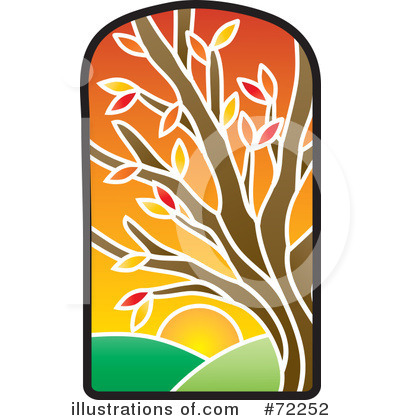 Royalty-Free (RF) Tree Clipart Illustration by Rosie Piter - Stock Sample #72252