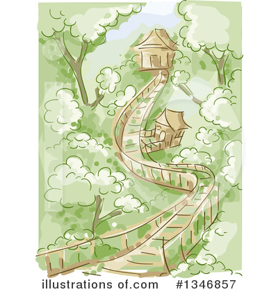 Royalty-Free (RF) Tree House Clipart Illustration by BNP Design Studio - Stock Sample #1346857