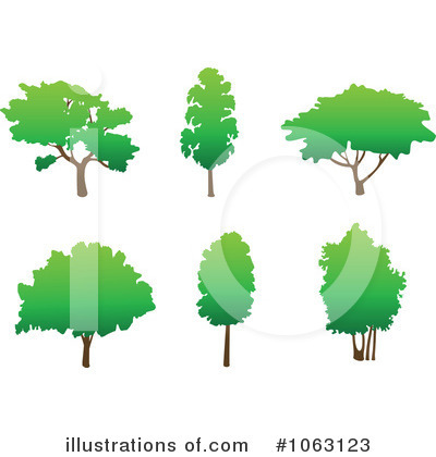 Royalty-Free (RF) Trees Clipart Illustration by Vector Tradition SM - Stock Sample #1063123