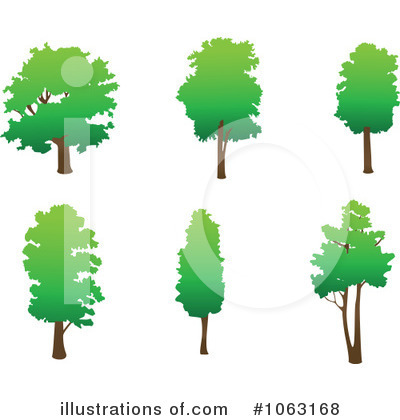 Royalty-Free (RF) Trees Clipart Illustration by Vector Tradition SM - Stock Sample #1063168