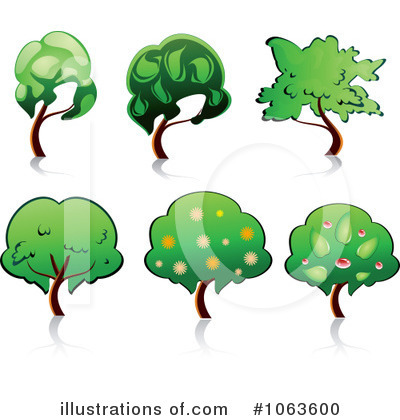 Royalty-Free (RF) Trees Clipart Illustration by Vector Tradition SM - Stock Sample #1063600