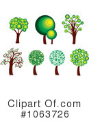 Trees Clipart #1063726 by Vector Tradition SM