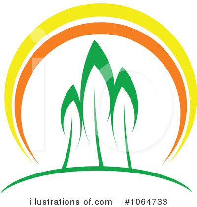Royalty-Free (RF) Trees Clipart Illustration by Vector Tradition SM - Stock Sample #1064733