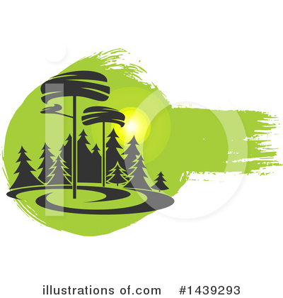 Royalty-Free (RF) Trees Clipart Illustration by Vector Tradition SM - Stock Sample #1439293