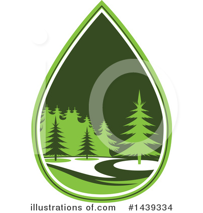 Royalty-Free (RF) Trees Clipart Illustration by Vector Tradition SM - Stock Sample #1439334