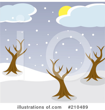 Royalty-Free (RF) Trees Clipart Illustration by Rosie Piter - Stock Sample #210489