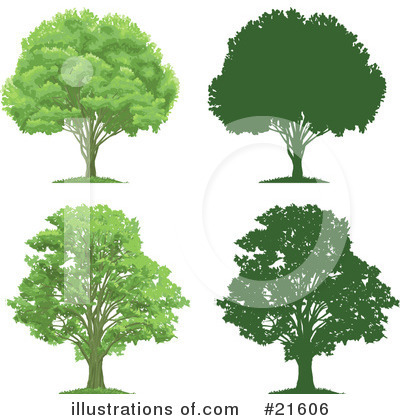 Royalty-Free (RF) Trees Clipart Illustration by Tonis Pan - Stock Sample #21606