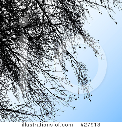 Royalty-Free (RF) Trees Clipart Illustration by KJ Pargeter - Stock Sample #27913