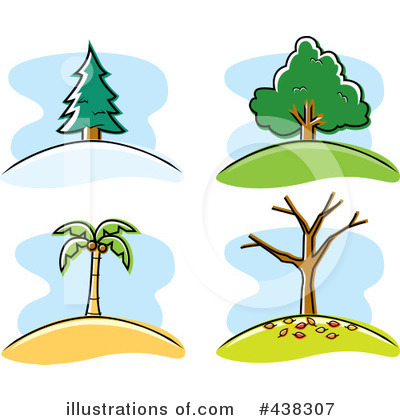 Royalty-Free (RF) Trees Clipart Illustration by Cory Thoman - Stock Sample #438307