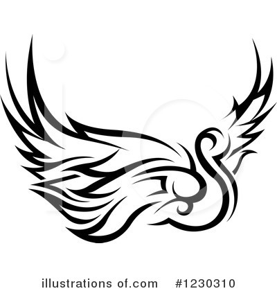 Swan Clipart #1230310 by dero