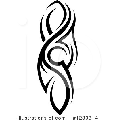 Royalty-Free (RF) Tribal Clipart Illustration by dero - Stock Sample #1230314
