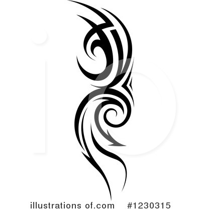 Royalty-Free (RF) Tribal Clipart Illustration by dero - Stock Sample #1230315