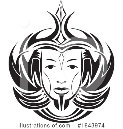 Royalty-Free (RF) Tribal Tattoo Clipart Illustration by Morphart Creations - Stock Sample #1643974