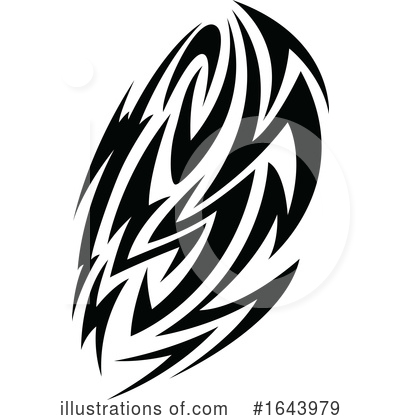 Royalty-Free (RF) Tribal Tattoo Clipart Illustration by Morphart Creations - Stock Sample #1643979