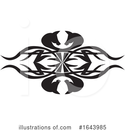 Royalty-Free (RF) Tribal Tattoo Clipart Illustration by Morphart Creations - Stock Sample #1643985