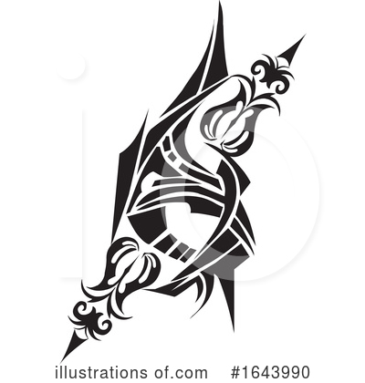 Royalty-Free (RF) Tribal Tattoo Clipart Illustration by Morphart Creations - Stock Sample #1643990