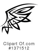 Tribal Wing Clipart #1371512 by Vector Tradition SM