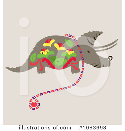 Royalty-Free (RF) Triceratops Clipart Illustration by Cherie Reve - Stock Sample #1083698