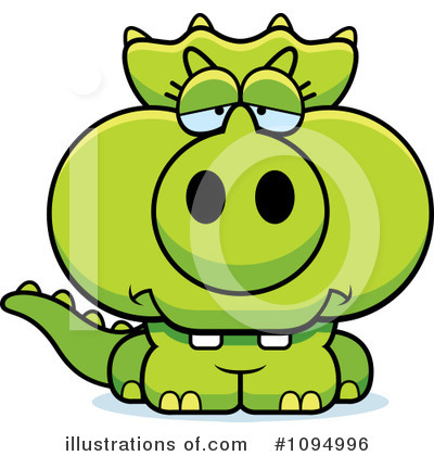 Royalty-Free (RF) Triceratops Clipart Illustration by Cory Thoman - Stock Sample #1094996