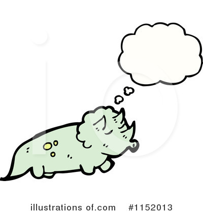 Royalty-Free (RF) Triceratops Clipart Illustration by lineartestpilot - Stock Sample #1152013