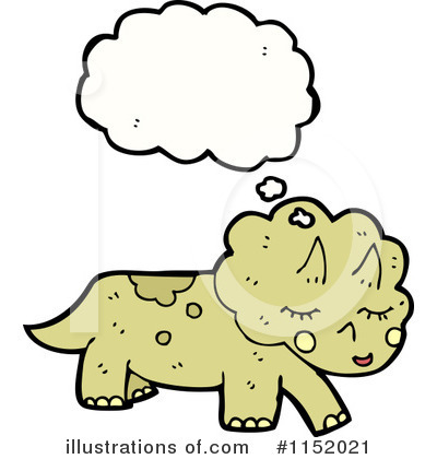 Royalty-Free (RF) Triceratops Clipart Illustration by lineartestpilot - Stock Sample #1152021